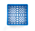 Peg Plate Rack for Commercial Dishwasher | Full Size Tray Rack | Polypropylene | Blue