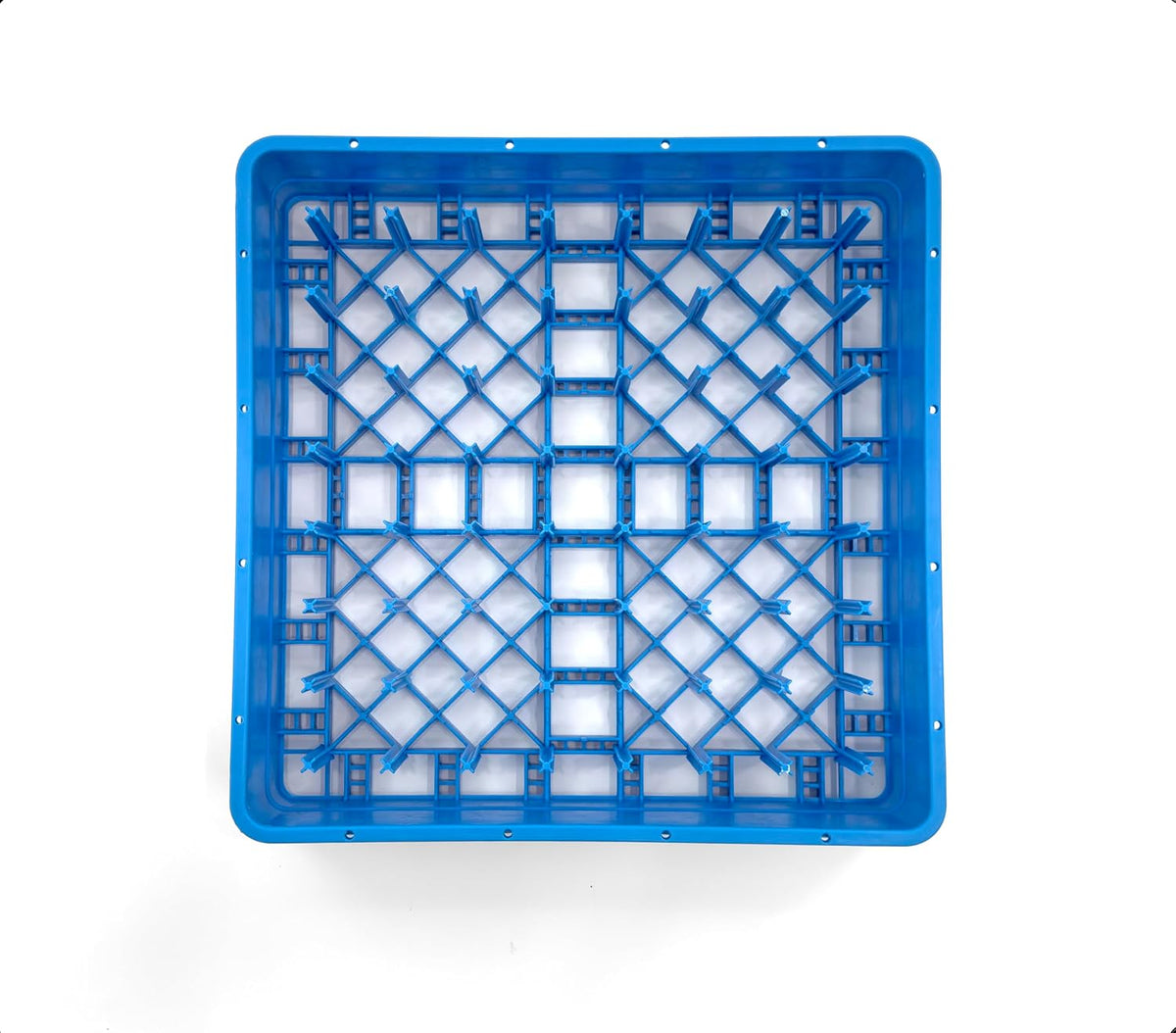 Peg Plate Rack for Commercial Dishwasher | Full Size Tray Rack | Polypropylene | Blue