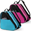 2 Pack Roller Skate Bags, Oxford Cloth Ice Skates Storage Bag with Adjustable Shoulder Strap, Figure Skating Shoes