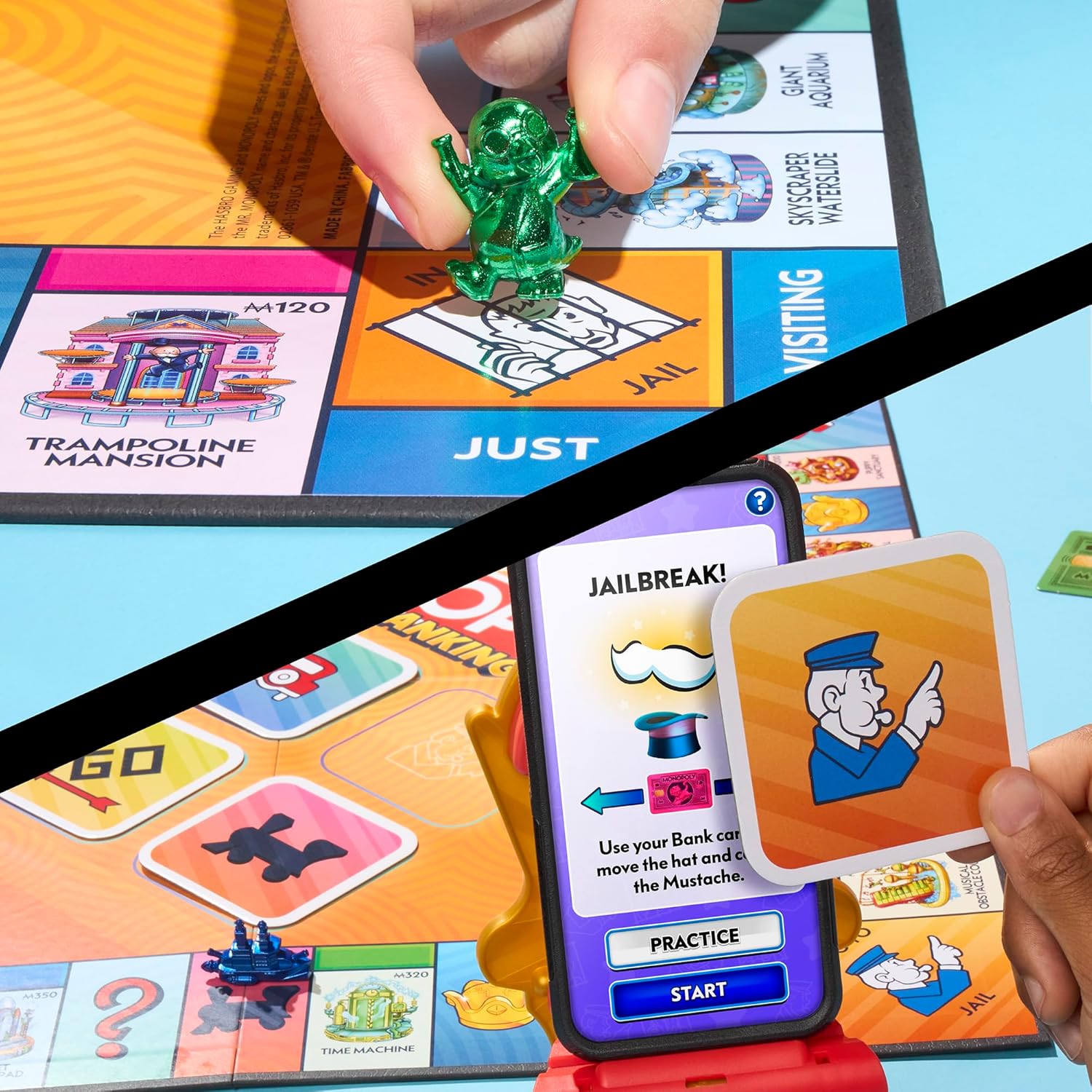 Monopoly App Banking Board Game | App-Enabled Game | Links to Smart Devices | Ages 8+ | 2 to 6 Players | 45 Mins. |