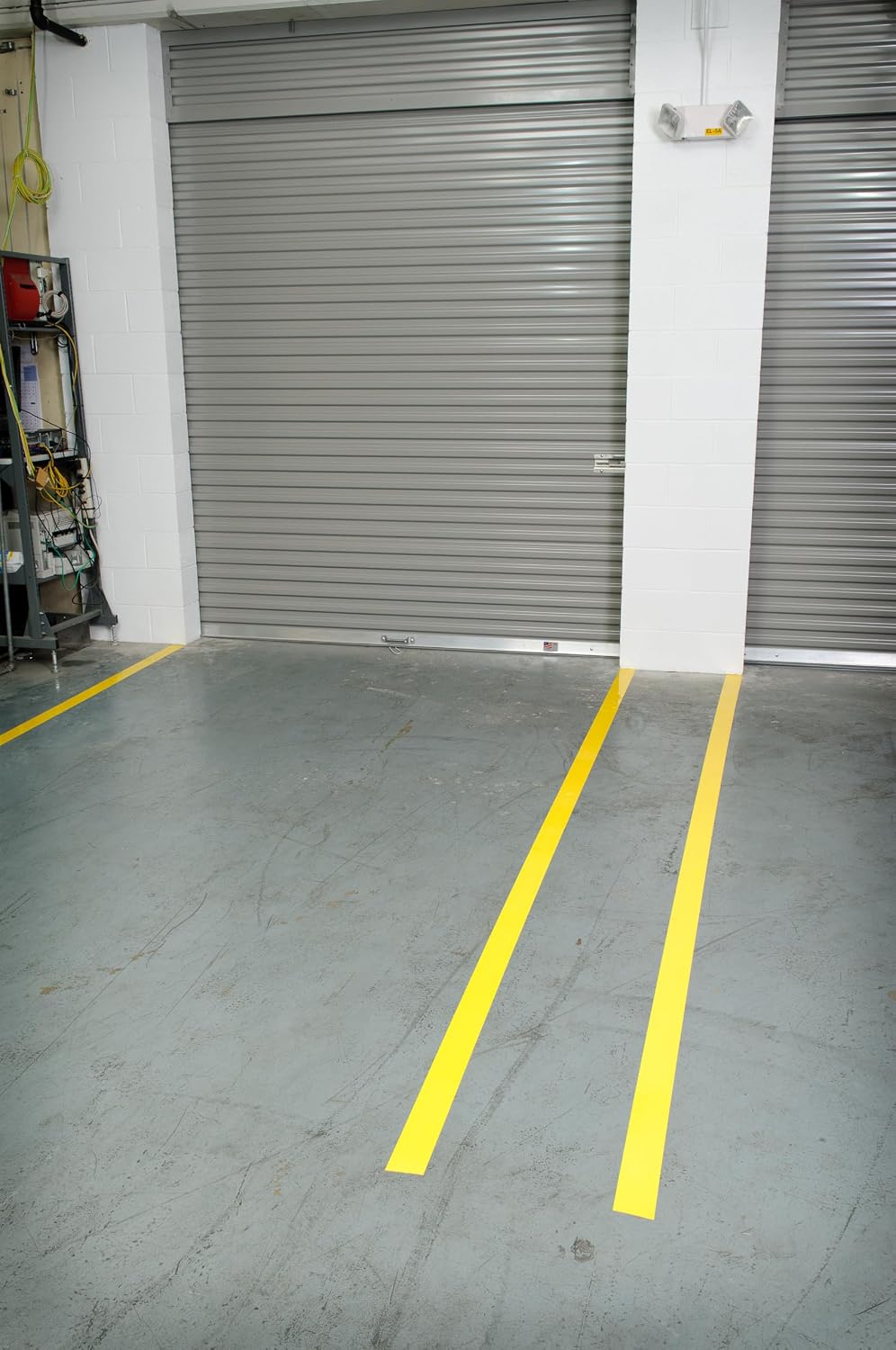 ToughStripe Floor Marking Tape - Yellow, Non-Abrasive Floor Tape - 2" Width, 100' Length for Concrete, Harsh