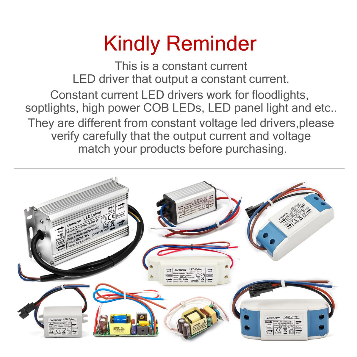 LED Driver 600mA (Constant Current Output) 18V-34V Power Supply