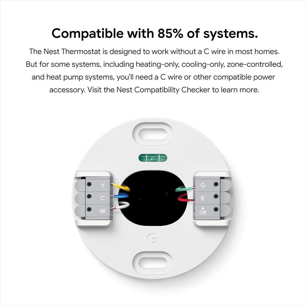Nest Thermostat - Smart Thermostat for Home - Programmable Wifi Thermostat - Sand