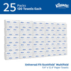 Professional Scottfold Paper Towels, Bulk, 25 x 120 Sheets (13254)
