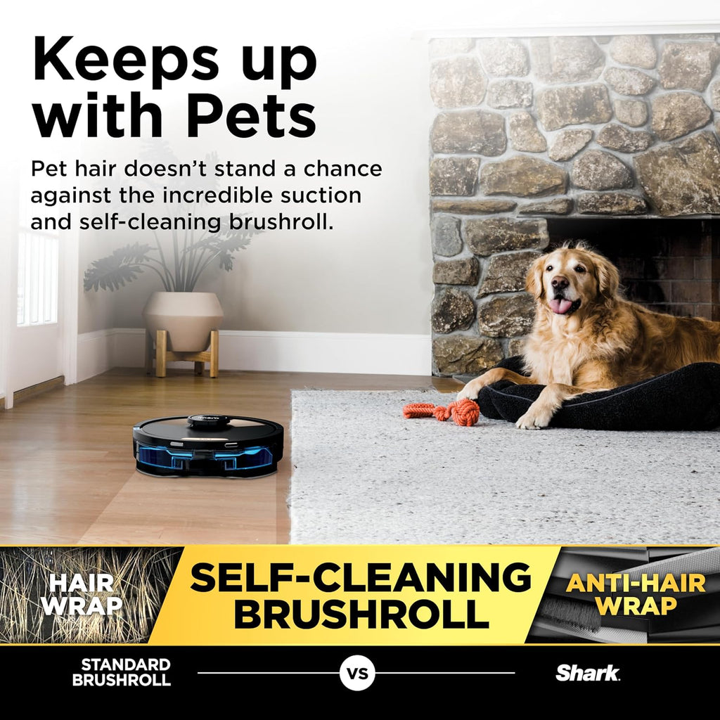 Matrix Plus 2-in-1 Robot Vacuum & Mop, Black/Brass, AV2613WA | Sonic Mopping, Matrix Clean, CleanEdge, HEPA 60-Day