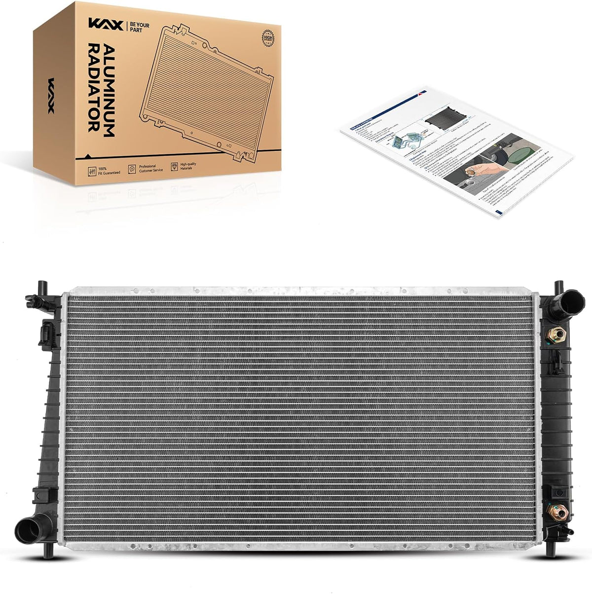 KAX CU2596 Engine Cooling Radiator Replacement, Fit for 2003-2004 F-150