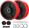 Pallet Jack Wheels/Truck Steering Wheels, Caster Wheels Pallet, 20mm ID Bearings 7" x 2" Pair