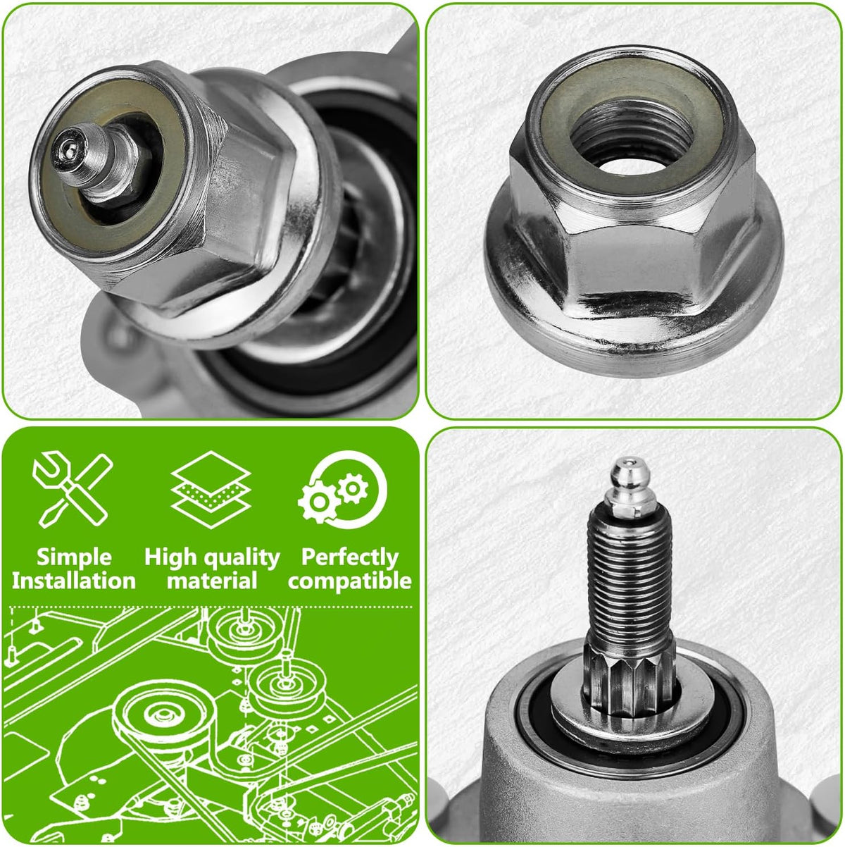 Replacement 84005711 Spindle Assembly for Snapper SZ2042 Model 967947601 967947701