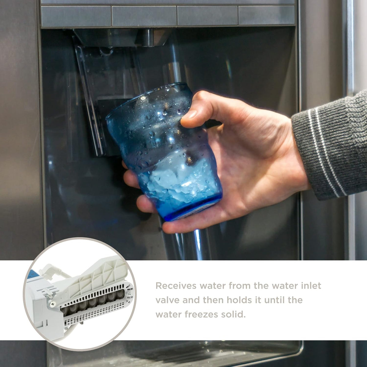 GE Appliances WR30X28693 Refrigerator Ice Maker