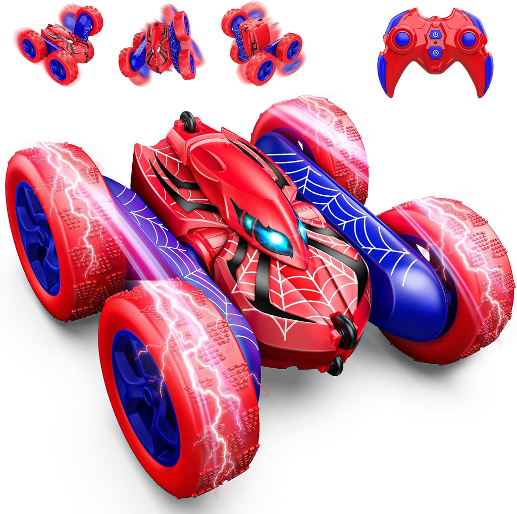 Remote Control Car,RC Cars Boys Toys for 3 4 5 6 7 8 9 10 11 12 Year Old Boy Double Sided 360°Flip 4WD Rechargeable