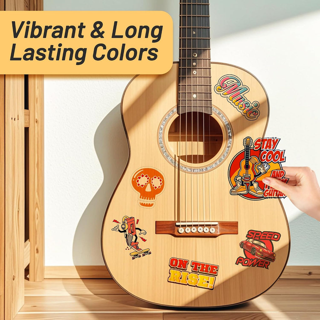 Sublimation Sticker Paper 8.5x11, Glossy Clear 10 Sheets | 100% Transparent, Glossy clear waterproof sticker paper