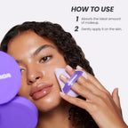 Makeup Puff - Soft Velour Puff for Powder Makeup