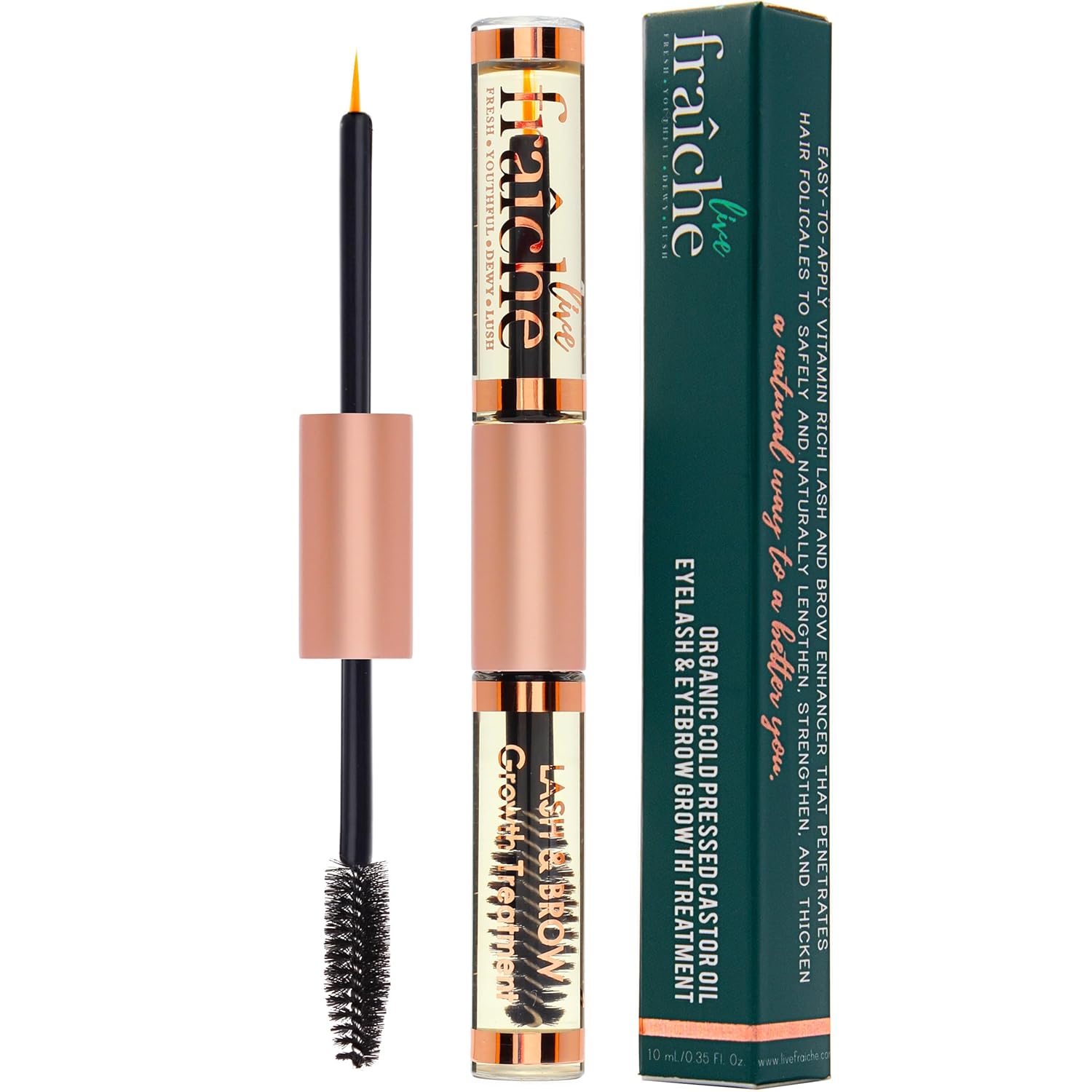 Organic Castor Oil for Eyelash Growth Serum and Eyebrow Growth Lash Serum | Made in USA 100% Pure Hexane Free Cold