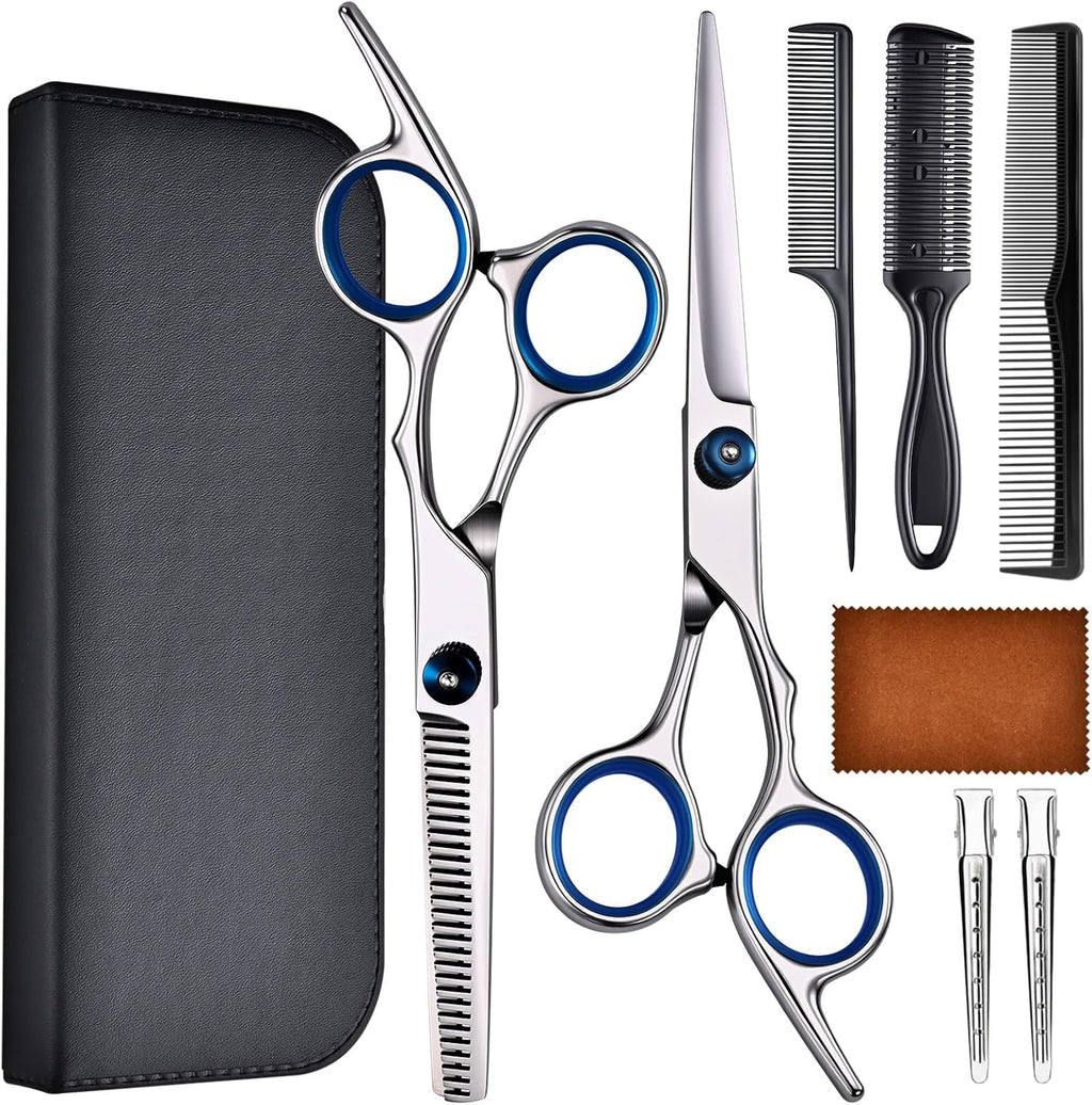 Hair Cutting Scissors Set, Professional Stainless Cutting Hair Scissors, Barber Hair Cutting Scissors Thinning Shears
