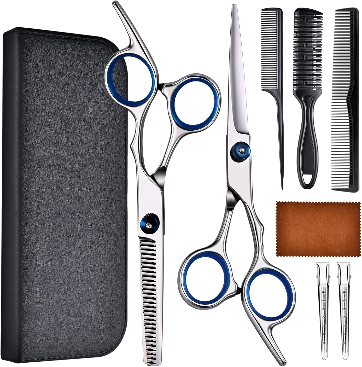 Hair Cutting Scissors Set, Professional Stainless Cutting Hair Scissors, Barber Hair Cutting Scissors Thinning Shears