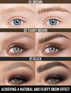 Microblading Eyebrow Pen, Eyebrow Brush, Natural Hair-Like Brows