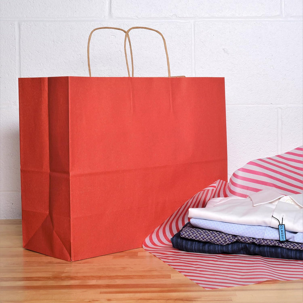 Extra Large Christmas Gift Bags Bulk, 16x6x12, 50 Pack