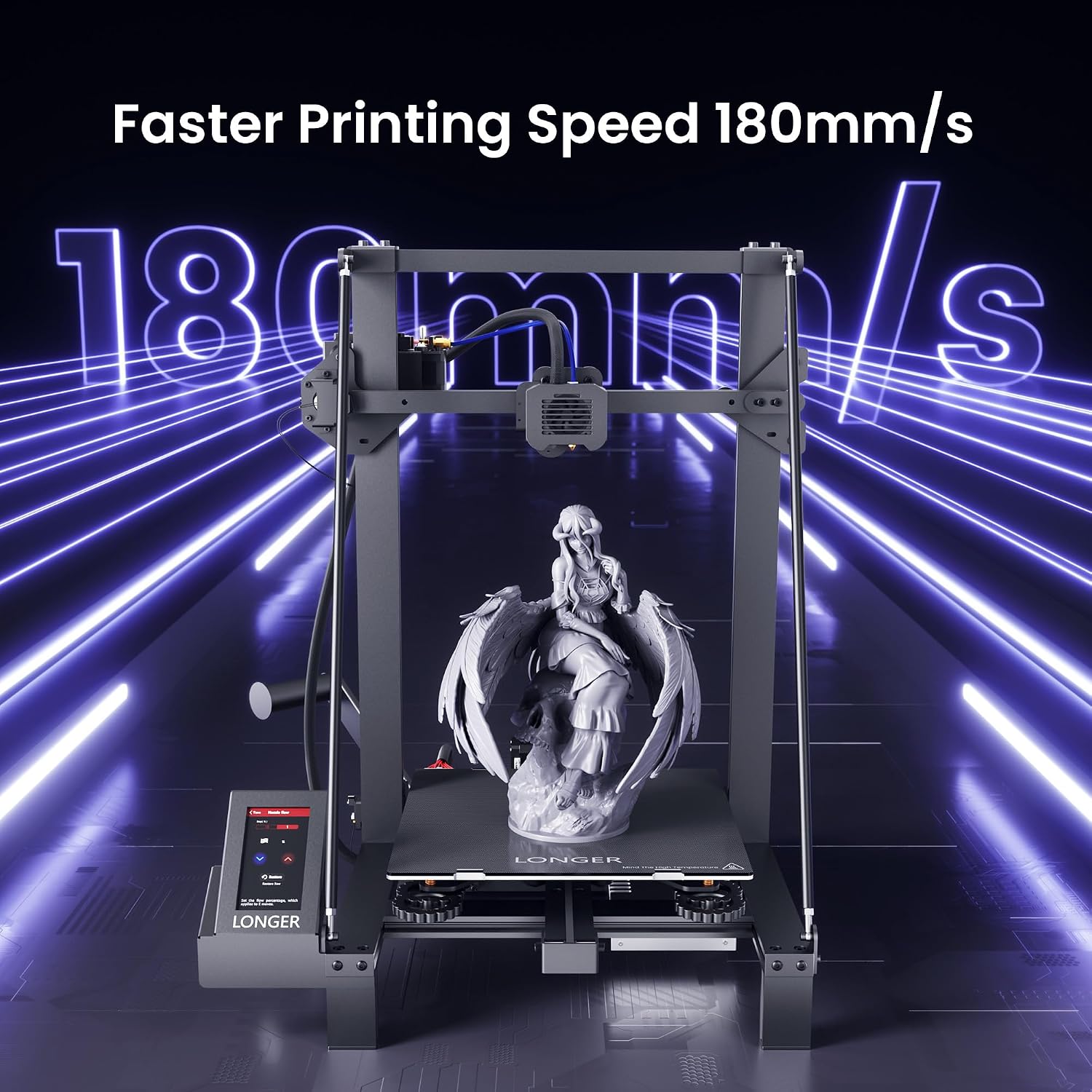 LK5 Pro 3D Printer Fully Open Source Motherboard Upgrade to TMC 2209 4 Silent Driver, DIY for Families and Schools