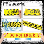 5Pcs 89.6Feet Caution Tape Halloween Decorations Outdoor House