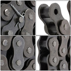 waltyotur #100 10 Feet Roller Chain with Connectors Carbon Steel Chain