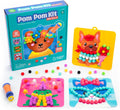 Pom Pom Kit: Animal Dress Up - Arts and Crafts for Kids 4-6, DIY Arts & Crafts Kits, Kids No Mess Activities