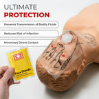 CPR Face Shield fits Adults, Children and Infants - 30 Pack
