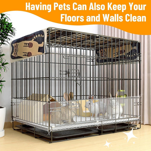 12 Pack Pet Cage Liner Protection Rabbit Cage Urine Guard Clear Cage Edge Liner Guinea Pig Side Lining Habitat Siding