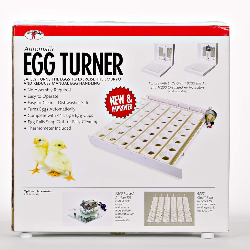 Automatic Egg Turner | 41 Eggs | Equipment for Incubating Large Eggs | Hatching Chicks
