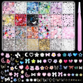3D Nail Charms and Gems, Assorted Styles Acrylic Nail Art Charms