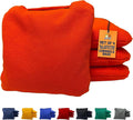 All Weather Cornhole Bags - 6"x6" Premium Plastic Pellet Resin-Filled, Weather-Resistant, Solid Color Duck Cloth