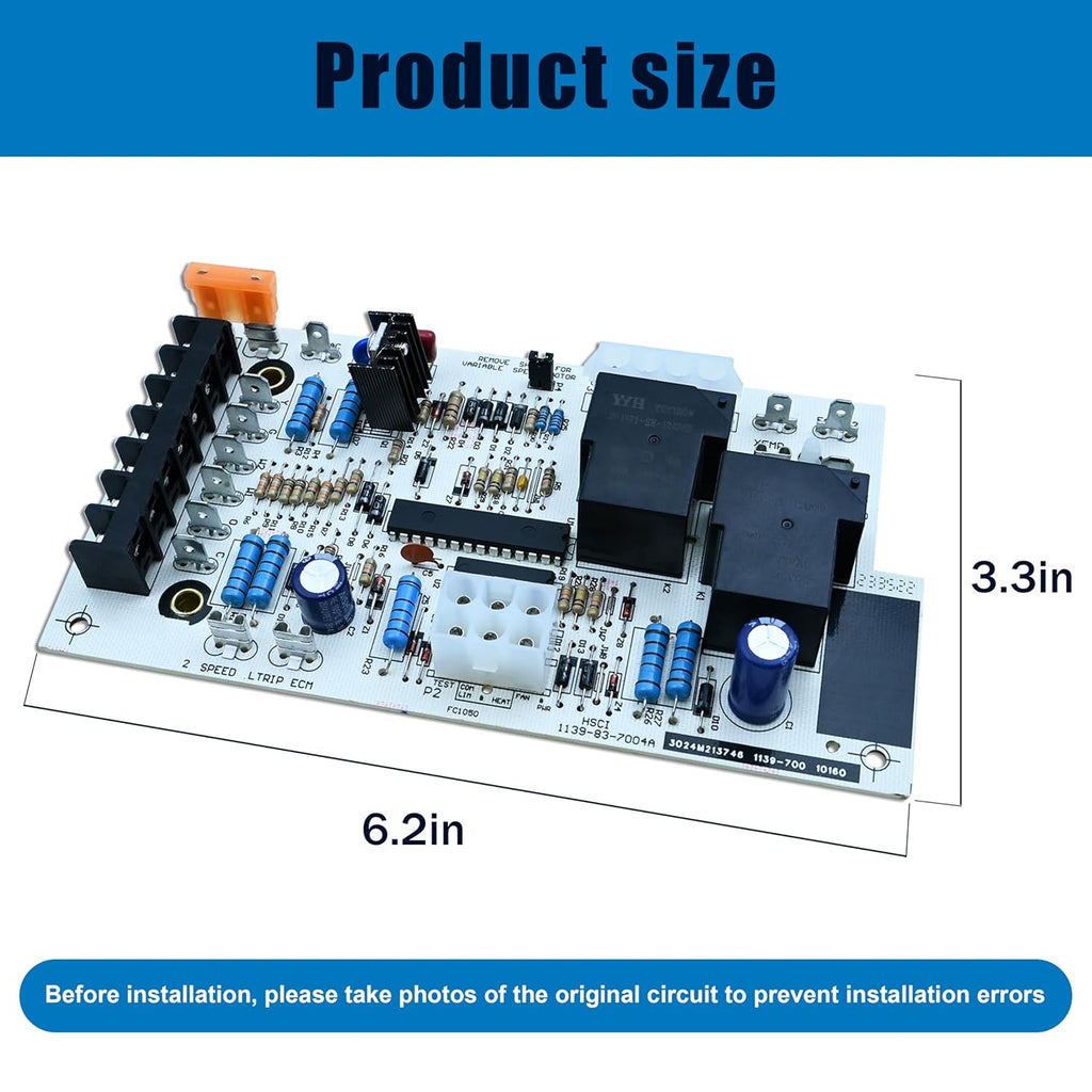 Upgraded S1-03101264002 Furnace Control Circuit Board Replacement for York