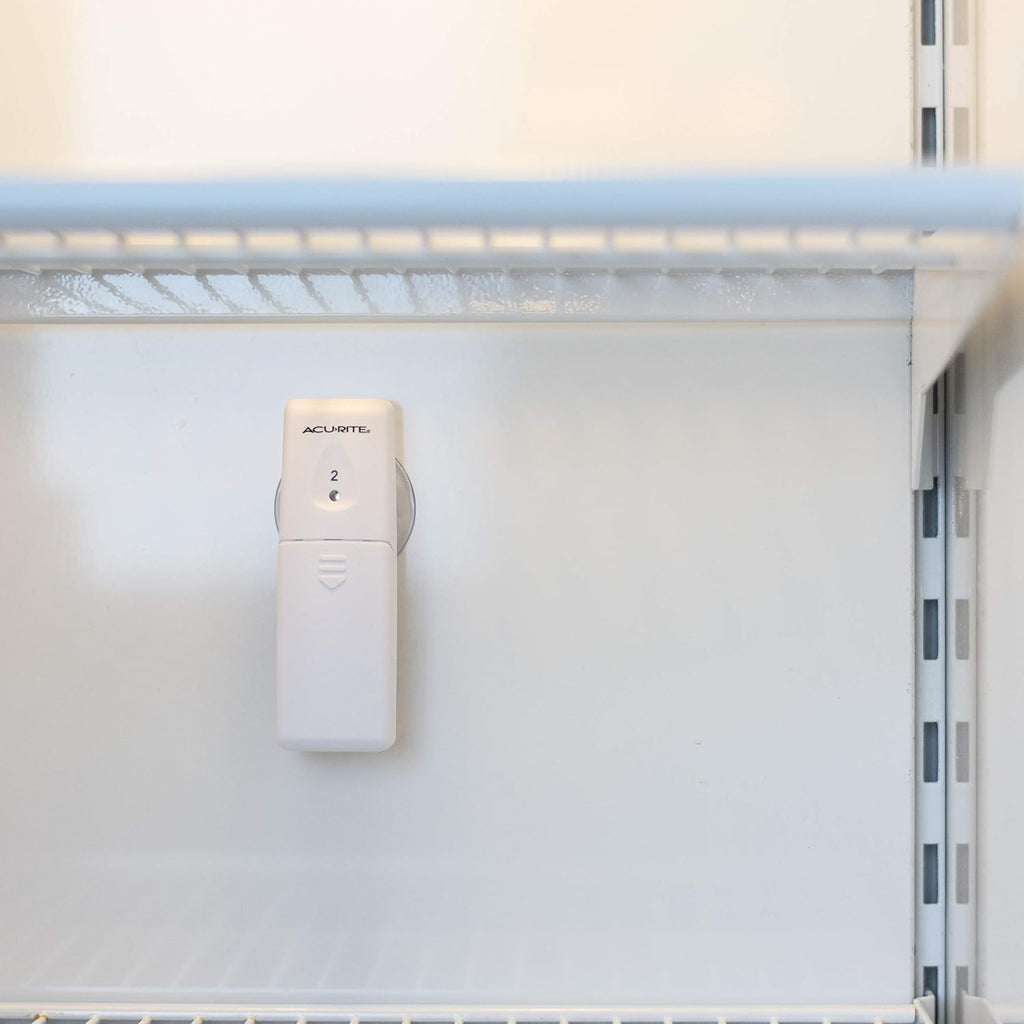 Digital Wireless Fridge and Freezer Thermometer with Alarm and Max/Min Temperature for Home,LCD Display, Restaurants
