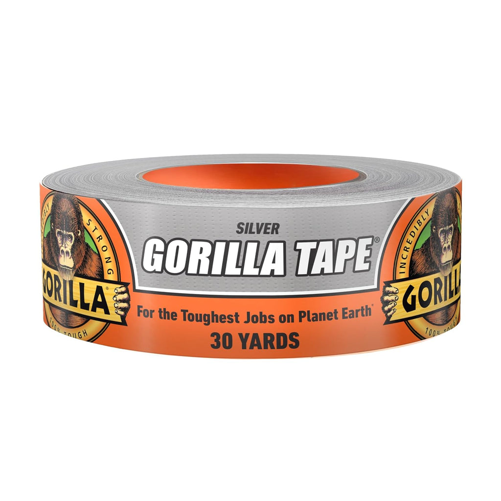 Heavy Duty Duct Tape, Silver, 1.88" x 30 yd, 1-Pack