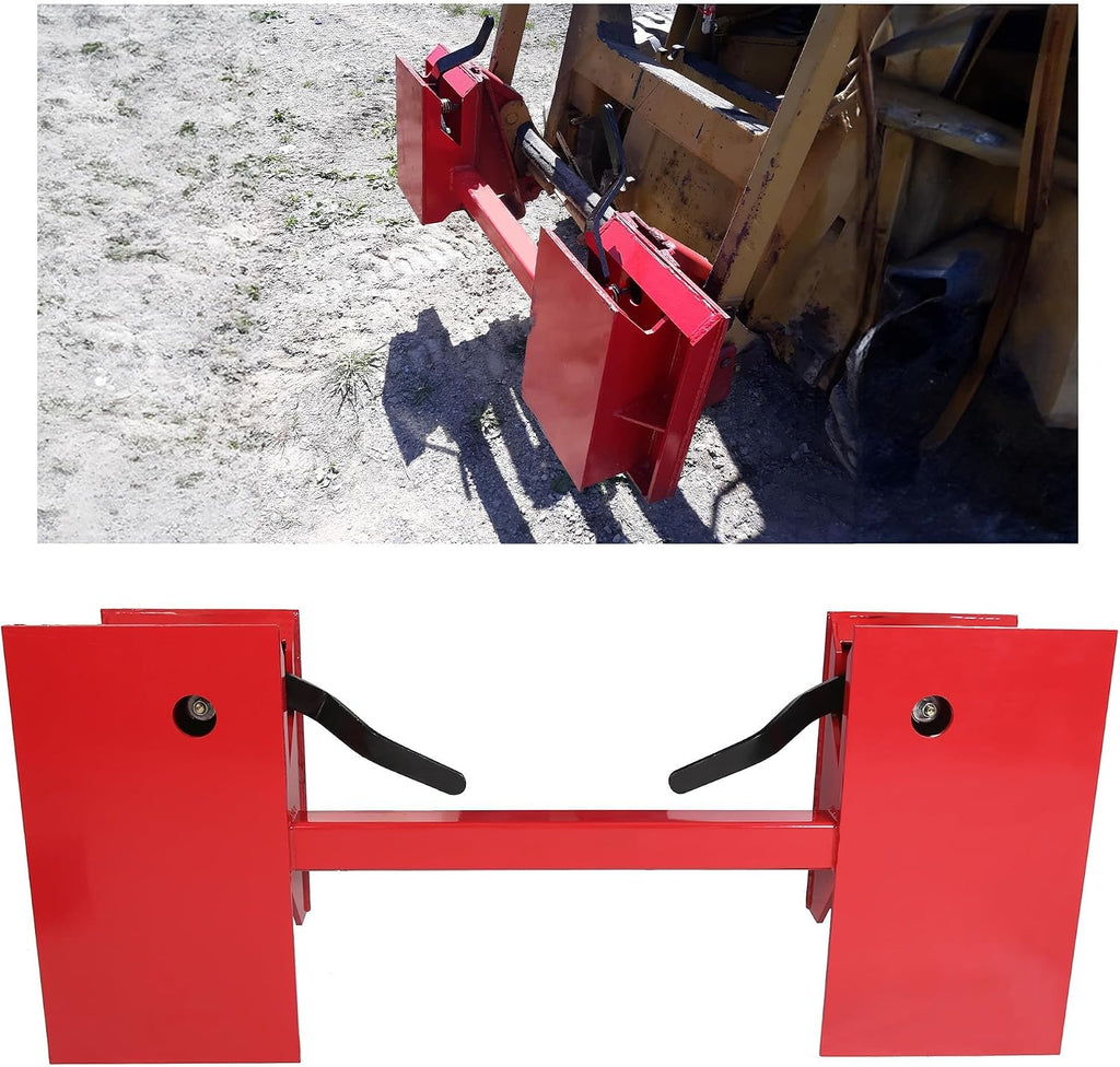Skid Steer Quick Tach Conversion Adapter | Compatible with Bobtach Kubota Latch Boxes Universal Blank QTA Capacity;