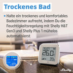 H&T Gen3 White Smart Wi-Fi & Bluetooth Temperature & Humidity Sensor