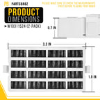Refrigerator Air Filter for KitchenAid KFIS29BBWH00 (2-Pack)