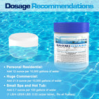 Bromine Tablets for SPA Hot Tub 1lb Brominating Tablets Booster
