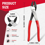 KATA 9.5" Wire Crimpers/Cutter Tool, 10-22 AWG Terminal Crimping Pliers