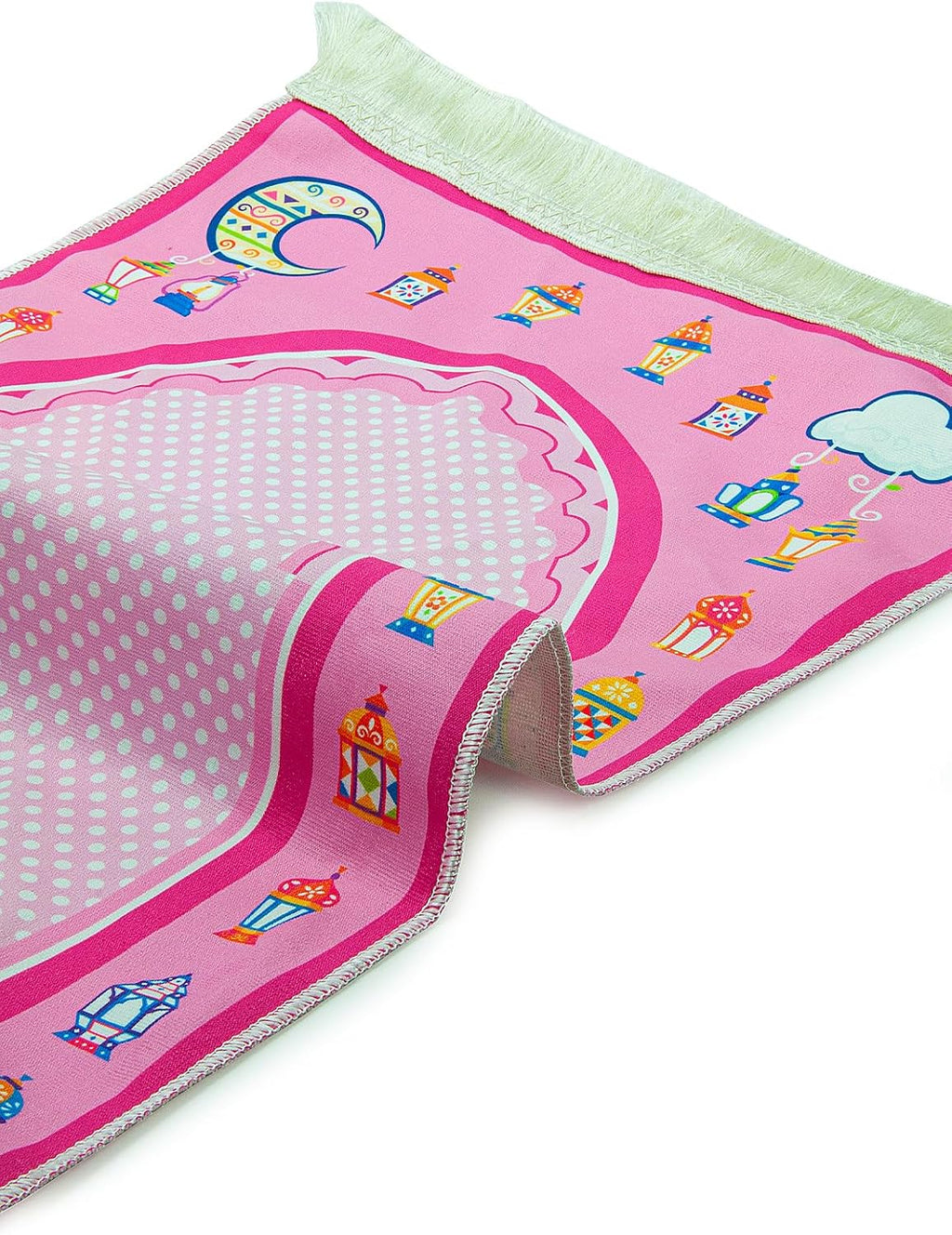 Muslim Prayer Rug for Kid, Islamic Gifts Praying Mat for Kids, Kids Prayer Mat, Design Janamaz Sajadah, Soft Salah