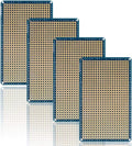 Treedix 4 pcs Solderable BreadBoard Universal Board PCB Prototype Shield Board Double Sided Tinned Gold Plated Holes Compatible with Arduino Kit Raspberry Pi Shield Prototyping and Testing