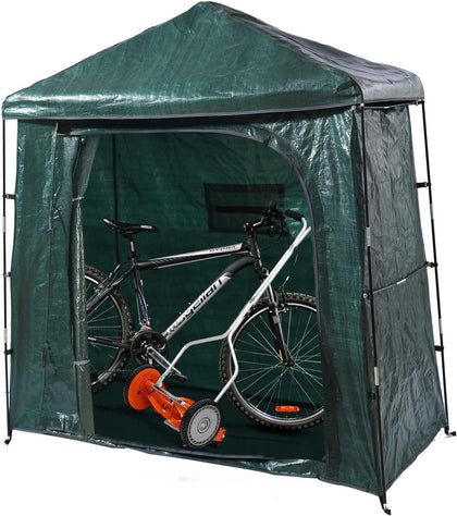 Outdoor Bike Covers Storage Shed Tent, Bike Tent Outdoor Storage, Outdoor Aluminum Alloy Bracket Bicycle Storage
