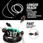 OEMTOOLS 24389 Manual Fluid Extractor Pump, 5.3L Oil Extractor, 5-Foot Hose