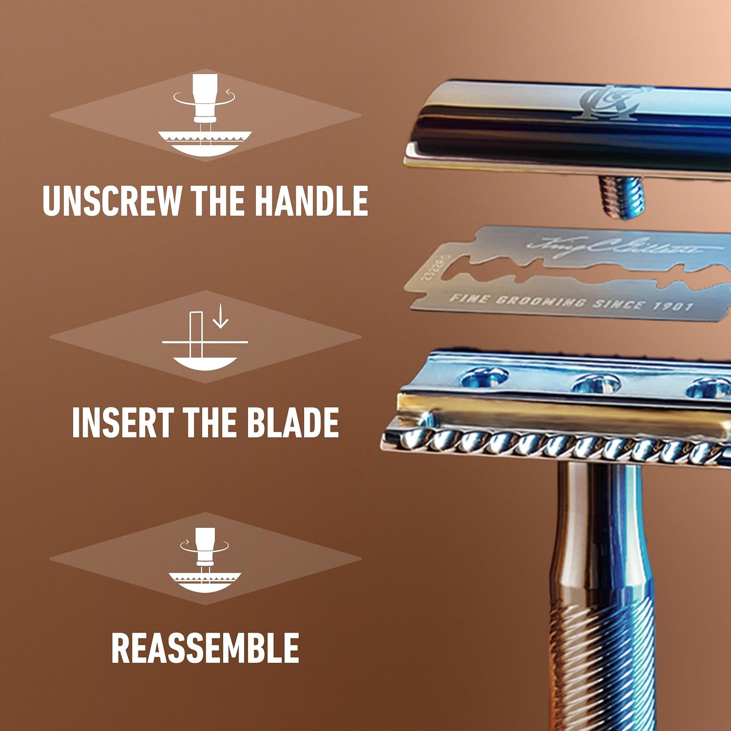 Double-Edge Safety Razor blades for better control, 100 count, with anti-friction coating