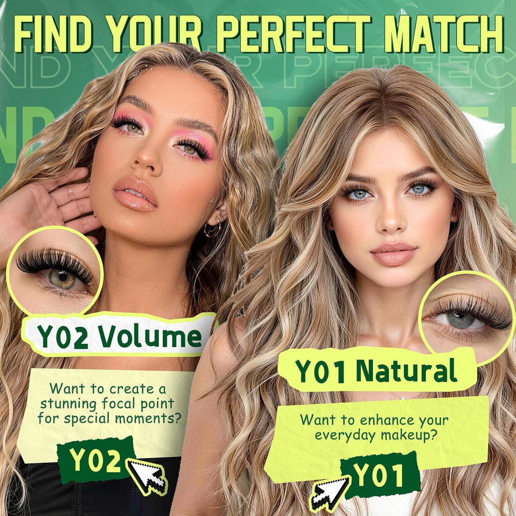 Lash Clusters Kit Natural Wispy DIY Lash Extension Kit 144pcs Lashes Clusters Eyelash Extension with Mascara Brush