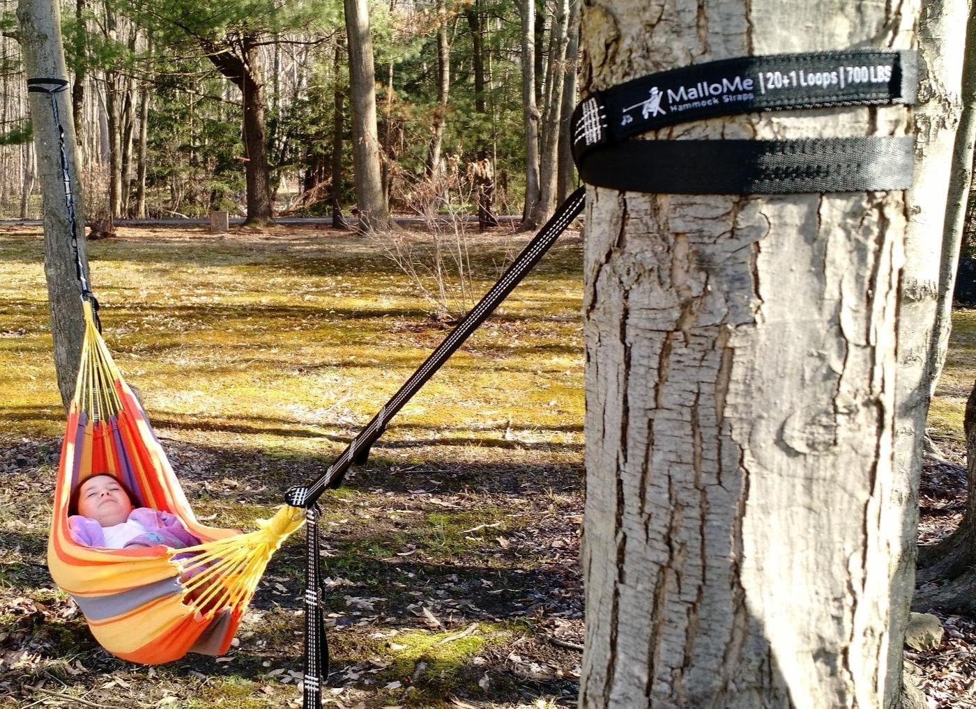Hammock Straps for Trees - Swing Straps - Multi-Purpose Hanging Kit, Heavy Duty Adjustable Tree Strap for Hammocks