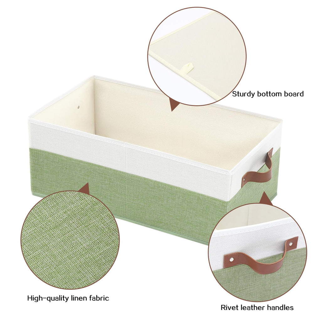 3 Pack Large Capacity Storage Bins Closet Organizer for Shelves