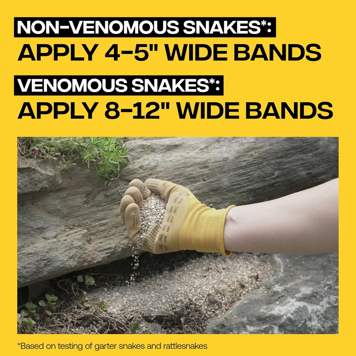 Snake-A-Way Outdoor Snake Repellent Granules for Yard, 10 lb Bag | EPA-Registered Pest Control, Repels Venomous and