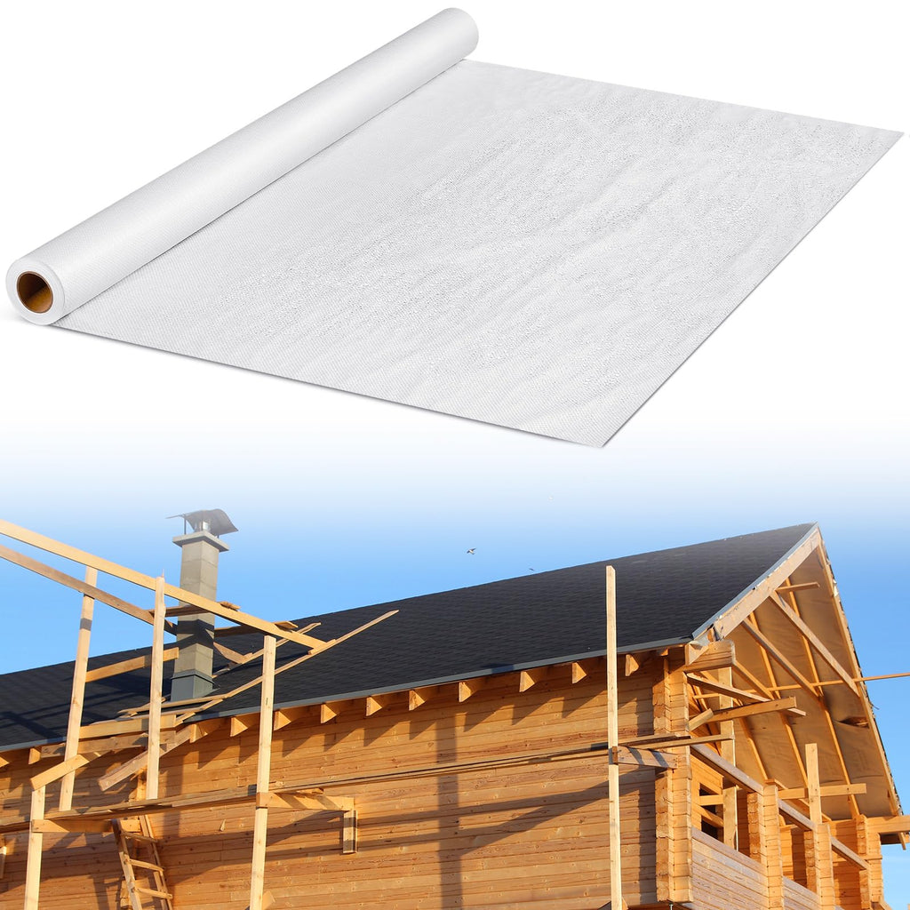 4 x 120 ft House Wrap, White
