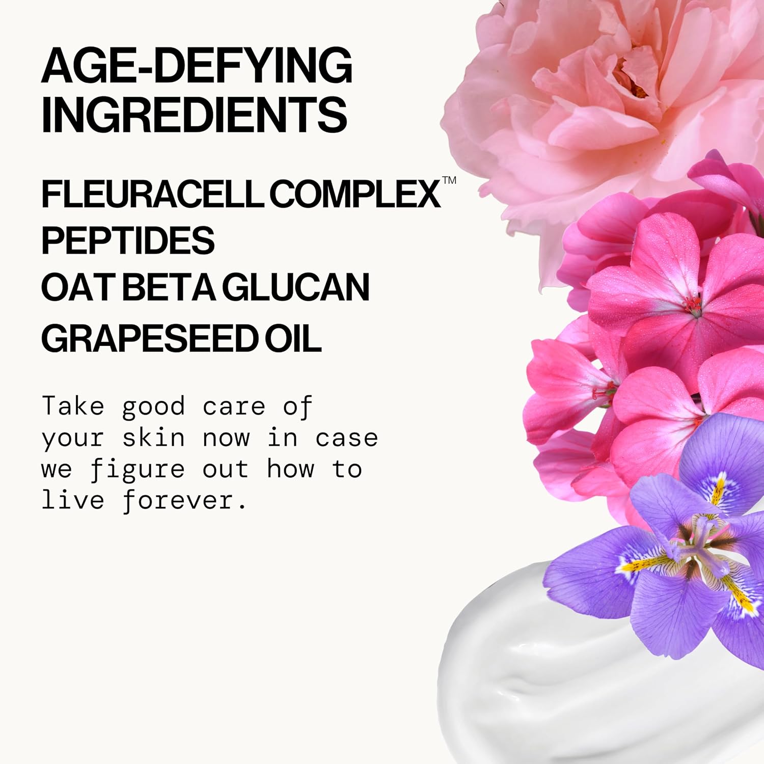 Face Moisturizer Lotion - Dreamy Youth Day & Night Face Cream, Daily Skincare, Grapeseed Oil, Peptides, Hydrating