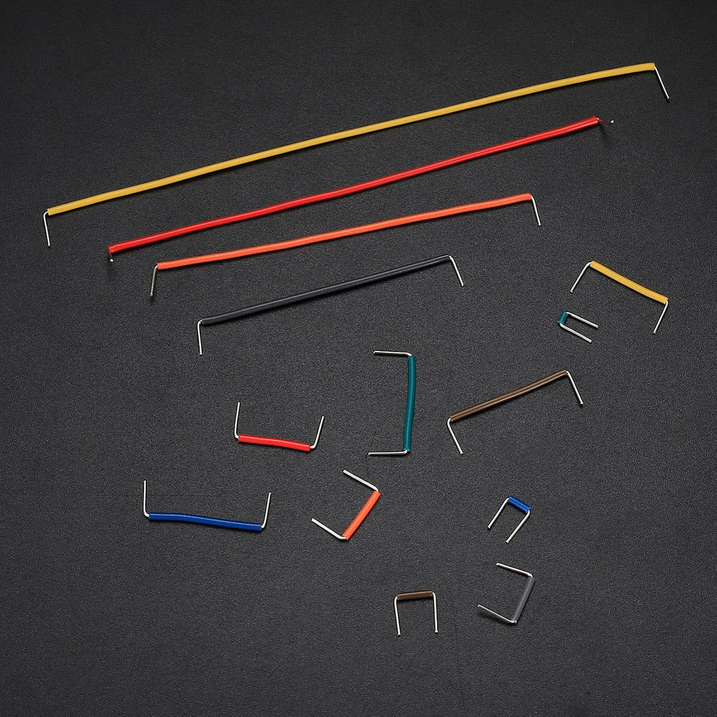 2-125 mm Breadboard Jumper Wire Kits, PCB Circuit Boards Jumper Wire Cables Assortment Kits with 14 Different